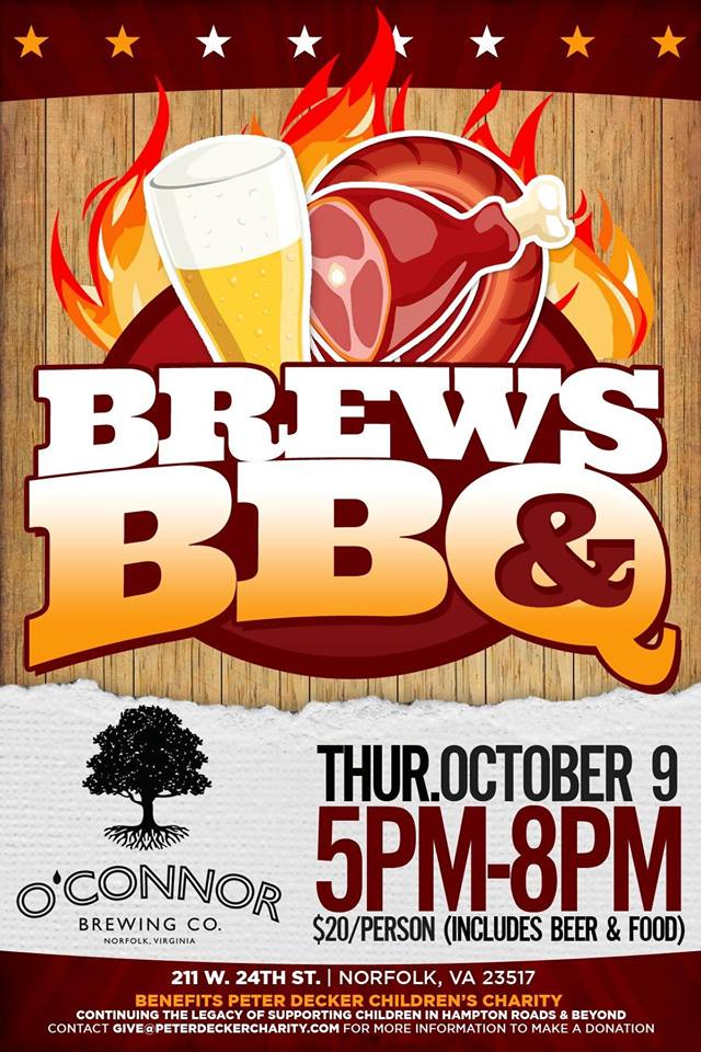 "Brews & BBQ" at O'Connor Brewing Company