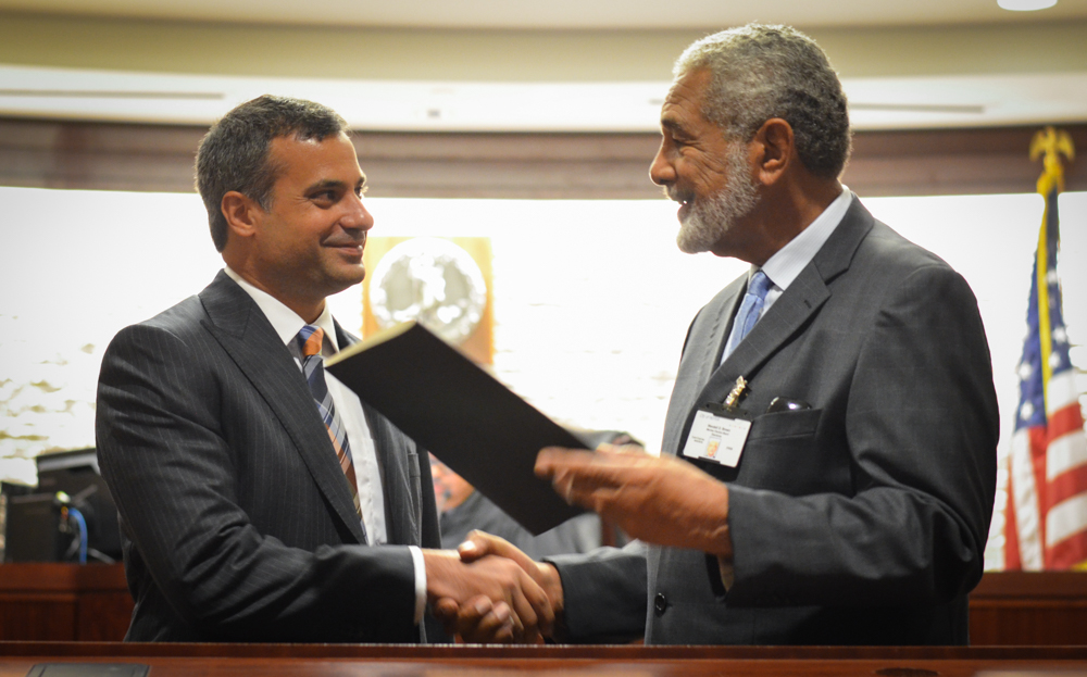 Martin Thomas Jr. Sworn in as Ward 1 Councilman